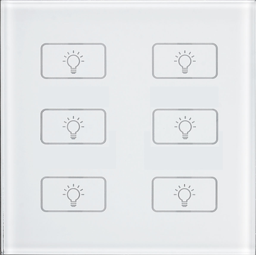 6键智能轻触面板